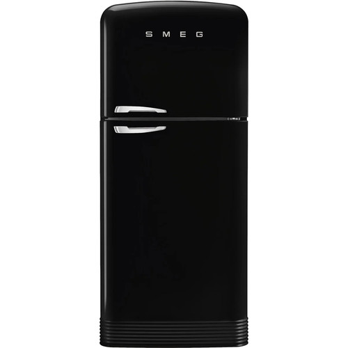 Smeg fridge freezer black - smeg,
