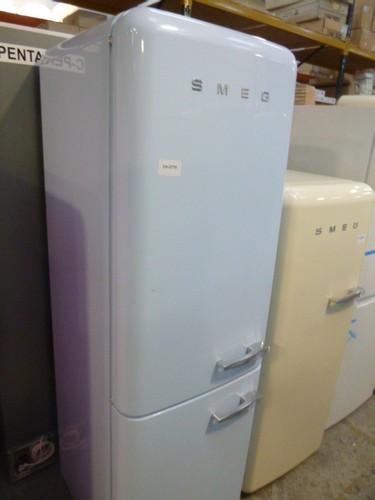 Smeg fridge freezer - freezer, pastel