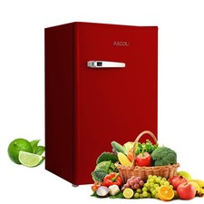 ASCOLI Retro Mini Fridge 85L